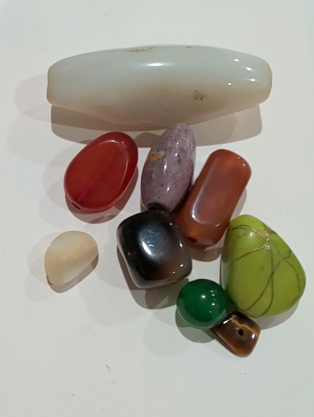 Mixed Assorted Beads - Multi Color Stone and Glass Lot
